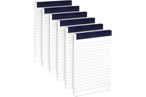Small Notepads 4 x 6 Bloc Note Pads for Grocery List Recipes Note Pad, 6 Pack Memo Notepad for Office Supplies, Reminders Sma