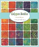 Calypso Batiks Charm Pack 42 5-inch Squares Moda Fabrics 4332PP