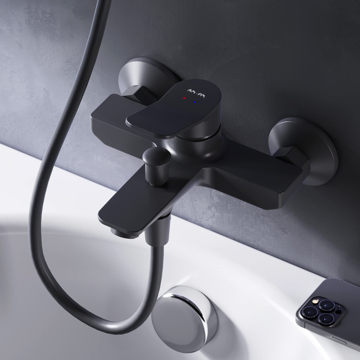 AM.PM X-Joy FXA10022 Bath mixer tap, black