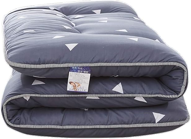D Udesign 10cm Thick Tatami Floor Mattress Japanese Futon Mattress Quilted Hypoallergenic Folding Futon Mattress Sleeping Pad Tatami Mat Bed Roll Foldable Roll Up Mattress 180 220cm Amazon Co Uk Kitchen Home