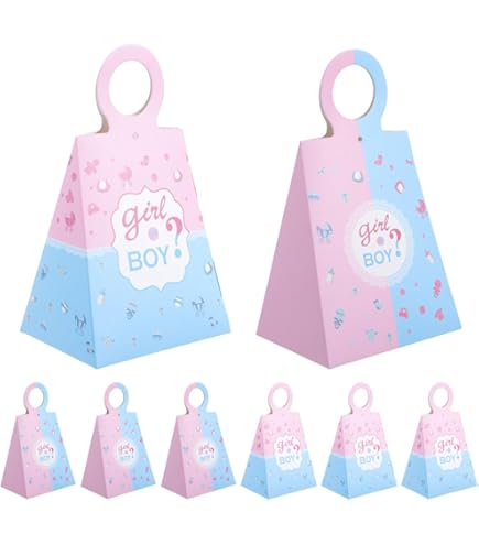 Boîte À Ballons Révélant Le Genre Boîte À Surprises En Papier Grande Boîte-Cadeau Baby Shower Favor Box For Party Supplies