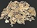 Yansanido 100 Gram (approx 40-60pcs) Assorted DIY Antique Charms Pendant Mixed Charms Pendants (Gold)