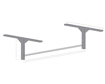 Amazon Com Simond Store Ceiling Wall Mountable Gym Pull Up Bar