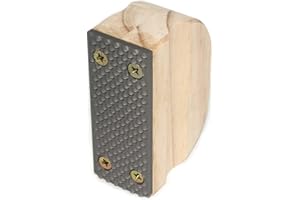 homcare Farrier Rasp with Wooden Handle, Hoof File, Equine Hoof Rasp,Hoof Trimming File (Coarse Tooth)