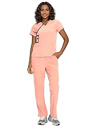 floralhue Scrubs for Women, V-Neck Scrubs Top