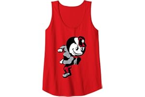 ELITE AUTHENTICS Womens Ohio State Buckeyes Womens Brutus Red Officially Licensed Tank Top