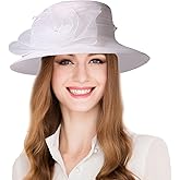 Lady Derby Dress Church Cloche Hat Floral Bucket Wedding Bowler Hats Womens Kentucky Wide Brim Royal Fedora Hats