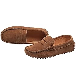 rismart Boys Girls Slip on Loafers Casual Flat Kids
