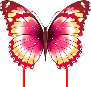 Mint's Colorful Life Schmetterling Drachen flugdrachen für Kinder und Erwachsene (Rosa)