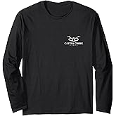 Cattle Creek Original White Logo Graphic Long Sleeve T-Shirt