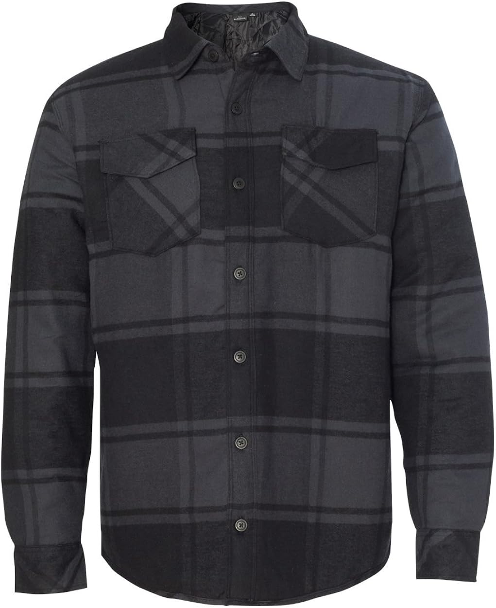 Burnside mens Quilted Flannel Jacket (8610): Burnside: Clothing