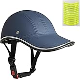 Bicycle Helmet PU for Adults Small/Large Baseball Cap Bike Helmet for Women and Men Adjustable Safe Sunshade 21.7-24.4 INCH Bike Cycling Helmets