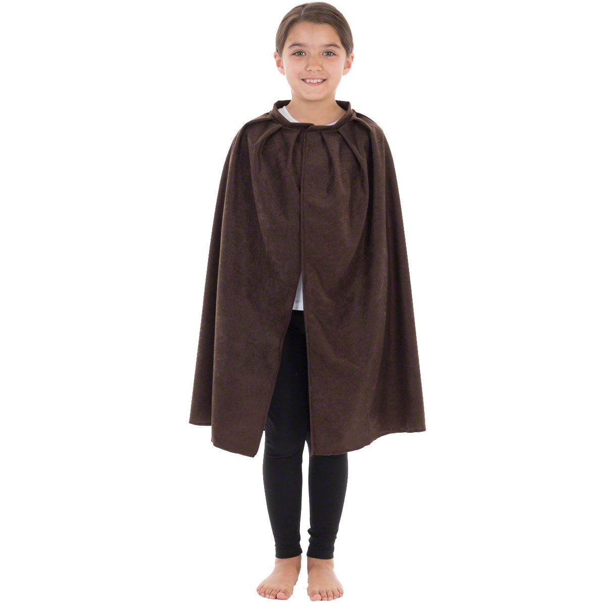 Dark Brown cape or cloak costume for kids. 3-8 Years.