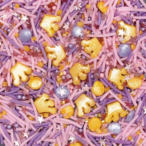Princess Sprinkles Gluten GMO Nut Dairy Soy Free Sprinkles Medley