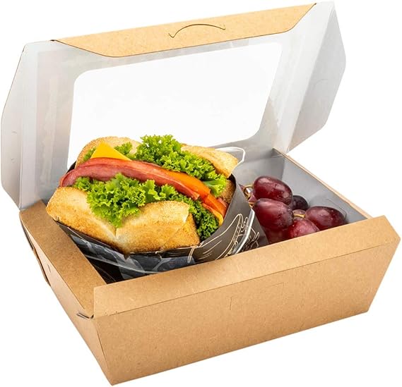 Paper Lunch Box, Take Out Lunch Box, To Go Lunch Box with