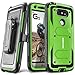 COVRWARE LG G5 - [Aegis Series] with Built-in [Screen Protector] Heavy Duty Full-Body Rugged Holster Armor Case [Belt Swivel Clip][Kickstand], Green (CW-G-AG06)