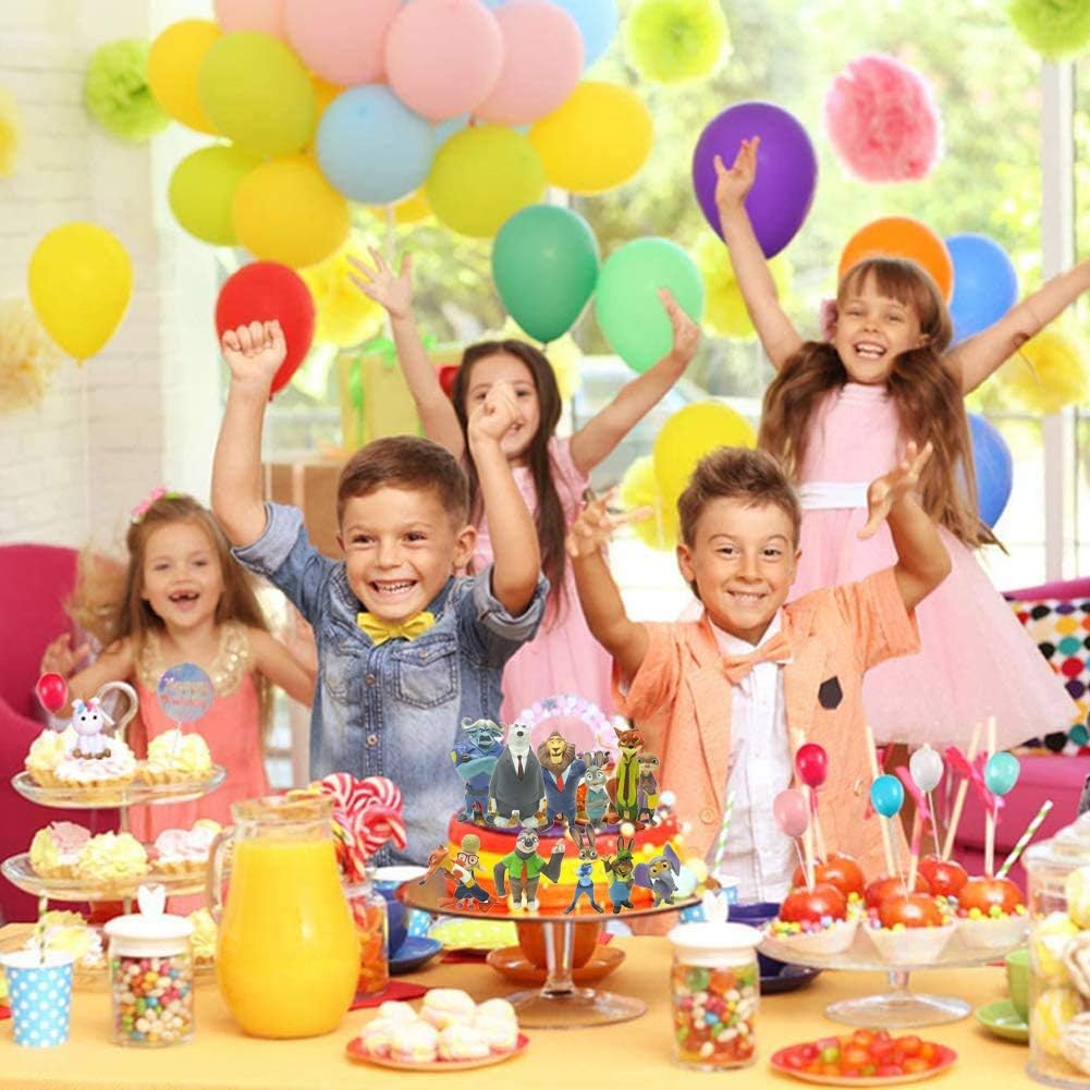 Decorations Et Accessoires De Fete Decorations De Gateau Zootopie Mini Figurines Set 12 Pieces Animal Gateau Topper Mini Figurine Enfants Gateau De Douche Fete Danniversaire Fete Decoration Cake Toppers Pour Enfants Fournitures De Fete