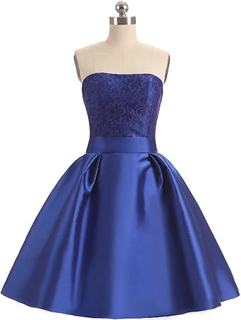 royal blue bridesmaid dresses short