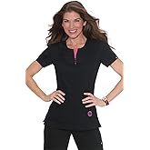KOI Lite Serenity Women's 4-Pocket Zipper Neck Scrub Top