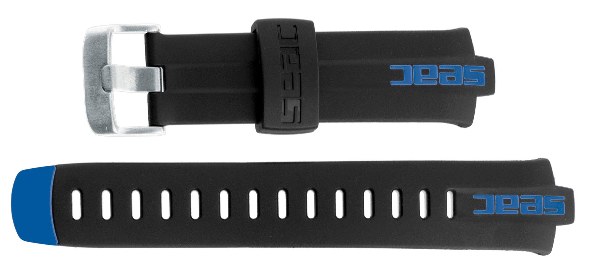 SEAC Action Dive and Freediving Computer Replaceable Strap, Silver Buckle