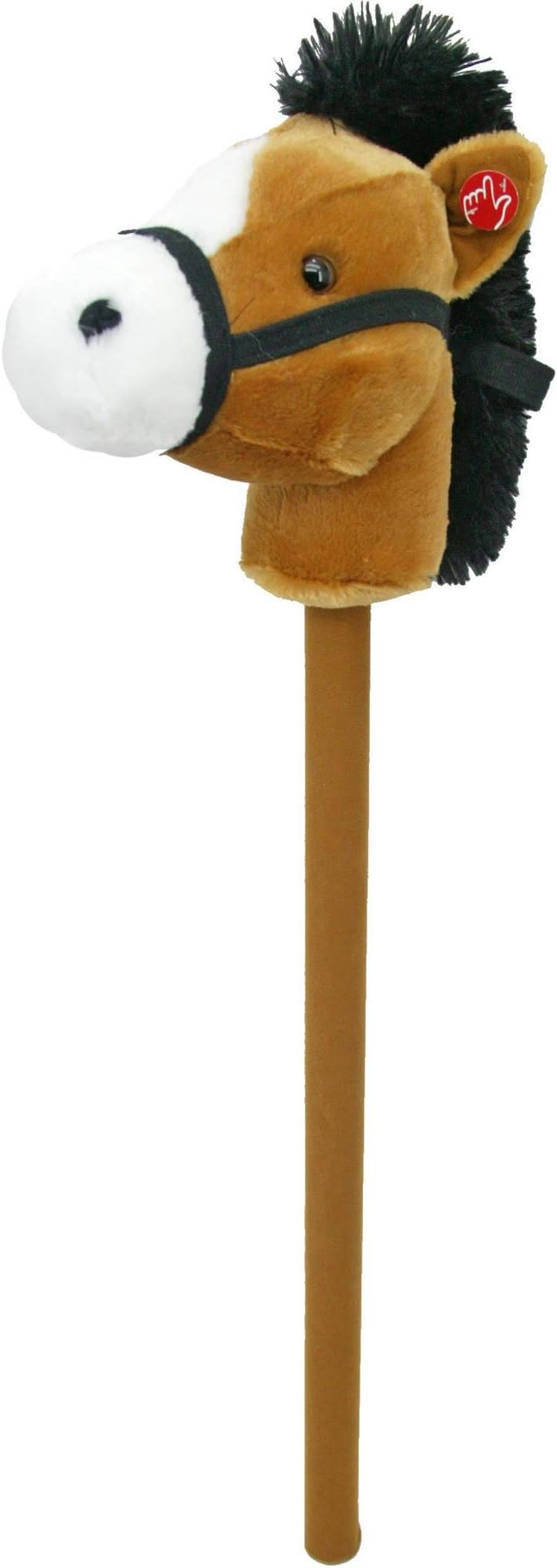 30 Musical Galloping Pony Stick Horse - Tan
