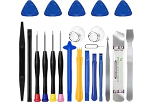 EFAITHFIX 22 in 1 Repair Tool Kit, 22-Piece Opening Pry Tool Screwdriver Set, Electronics Magnetic Precision Screwdriver Set 