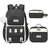 Fitvc Kids Backpacks for Girls - Cute Girls Backpack for Elementary, Middle and High School Students - 18" School Bookbag