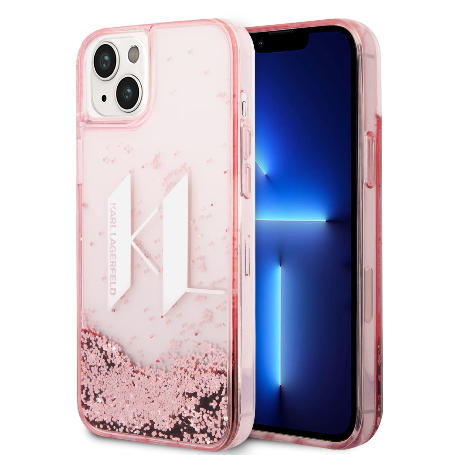 CG MOBILE Karl Lagerfeld KLHCP14MLBKLCP Hard Case for iPhone 14 Plus 6.7 Inches Pink/Pink