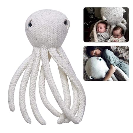FOONEE 80 cm Octopus Peluche Bambola Giocattolo, Realistico 