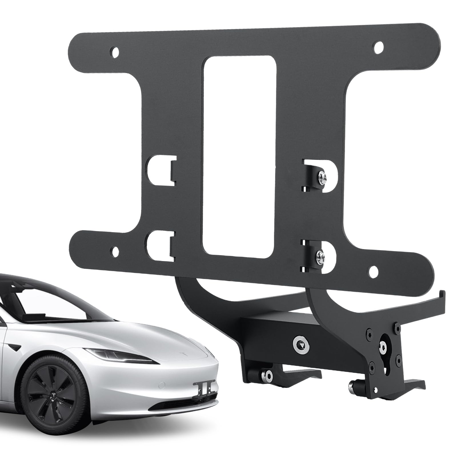 Photo 1 of No Drill Front License Plate Holder Fit for 2024+ Tesla Model 3 ?Highland with Safety Design, No Adhesives License Frame
