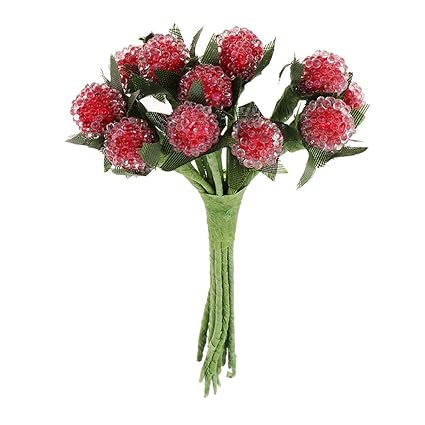 Baoblaze 1 Bouquet De Fleurs Artificielles Strass En Mousse