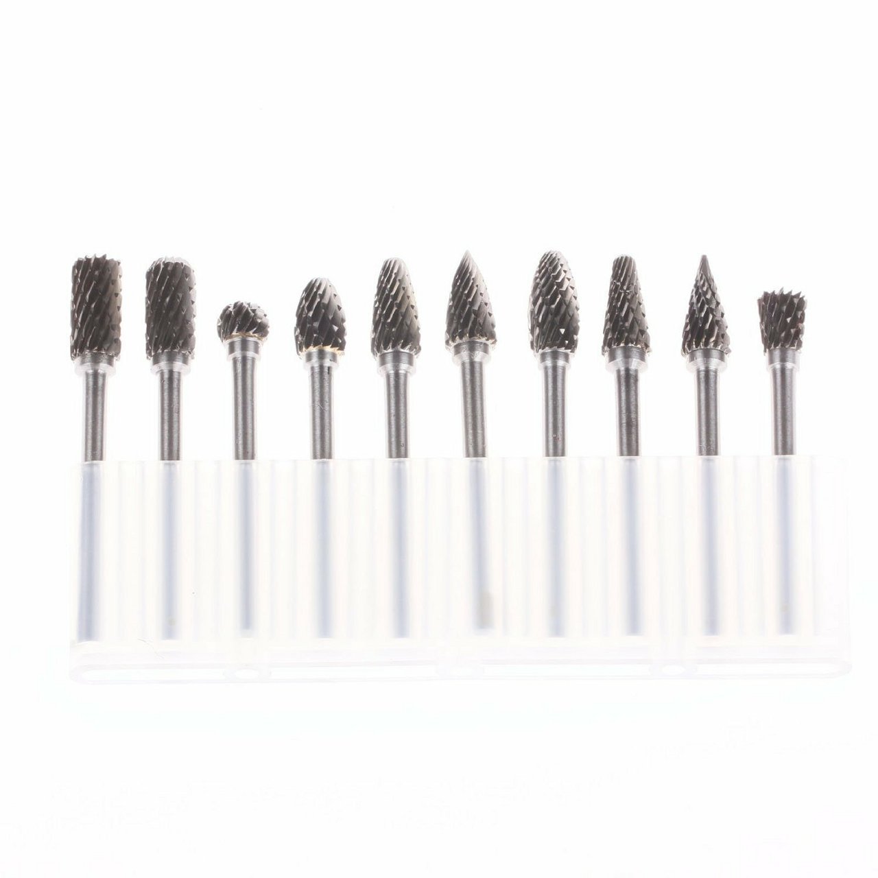 ZJchao 10 pieces Tungsten Carbide Rotary Burr SET 1/8" shank [Misc.]