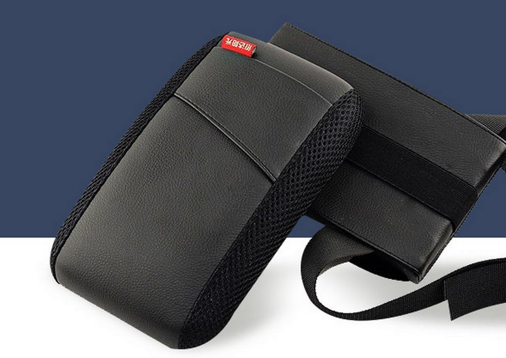 Yiida Center Console Armrest Storage Box Elbow Supporting For Nissan Qashqai X-trail Rogue 2010 2011 2012 2013 2014 2015 (Black)