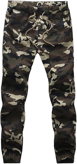 Amazon Co Jp Donhobo メンズ 迷彩パンツ スキニー カモフラ 柄 スウェット ジャージ パンツ ボトム 長ズボン グリーン 2xl 服 ファッション小物