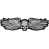 Hot Leathers Skull and Wings Patch