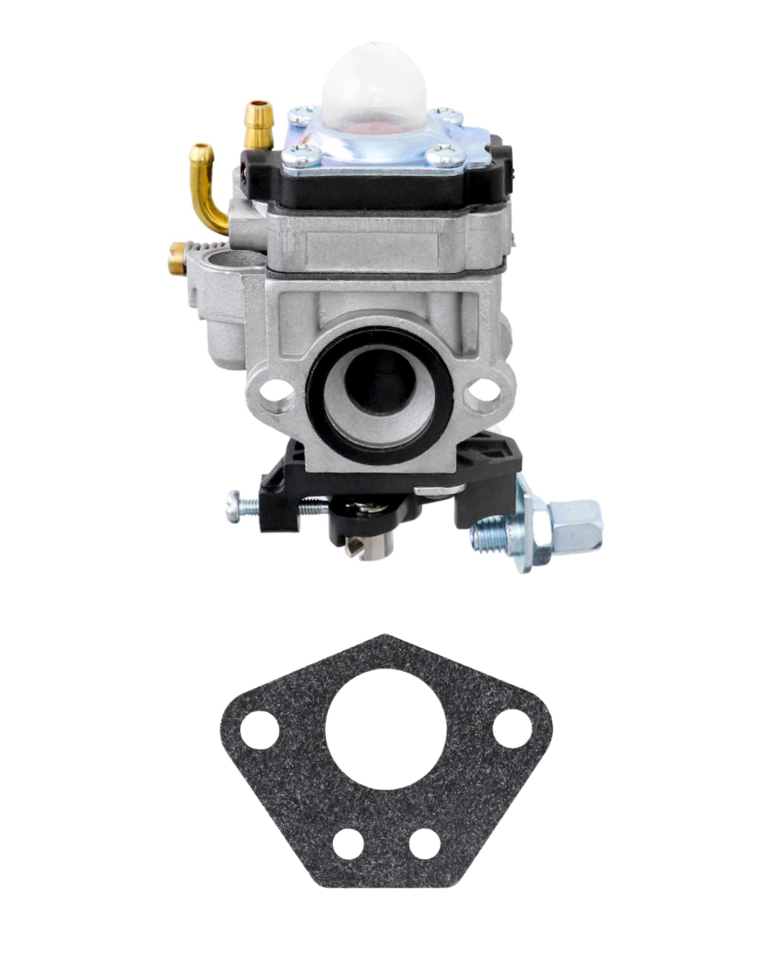 QWORKยฎ Carburetor 22cc 26cc 33cc 34cc 36cc 11mm, for Hedge Trimmer, Brush Cutter, Chainsaw Engine