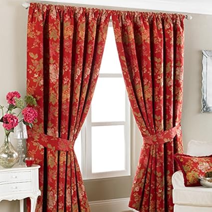 Paoletti Berkshire Floral Chenille Jacquard Woven Lined Pencil