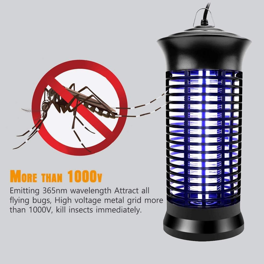 fochea led trampa para mosquitos