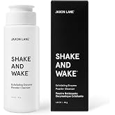 JAXON LANE Shake and Wake Enzyme Powder Face Wash for Men, 1 Pack | Pineapple &amp; Papaya Exfoliating Cleanser with Water-Activated Enzymes Helps Remove Buildup and Excess Oil Without Overdrying