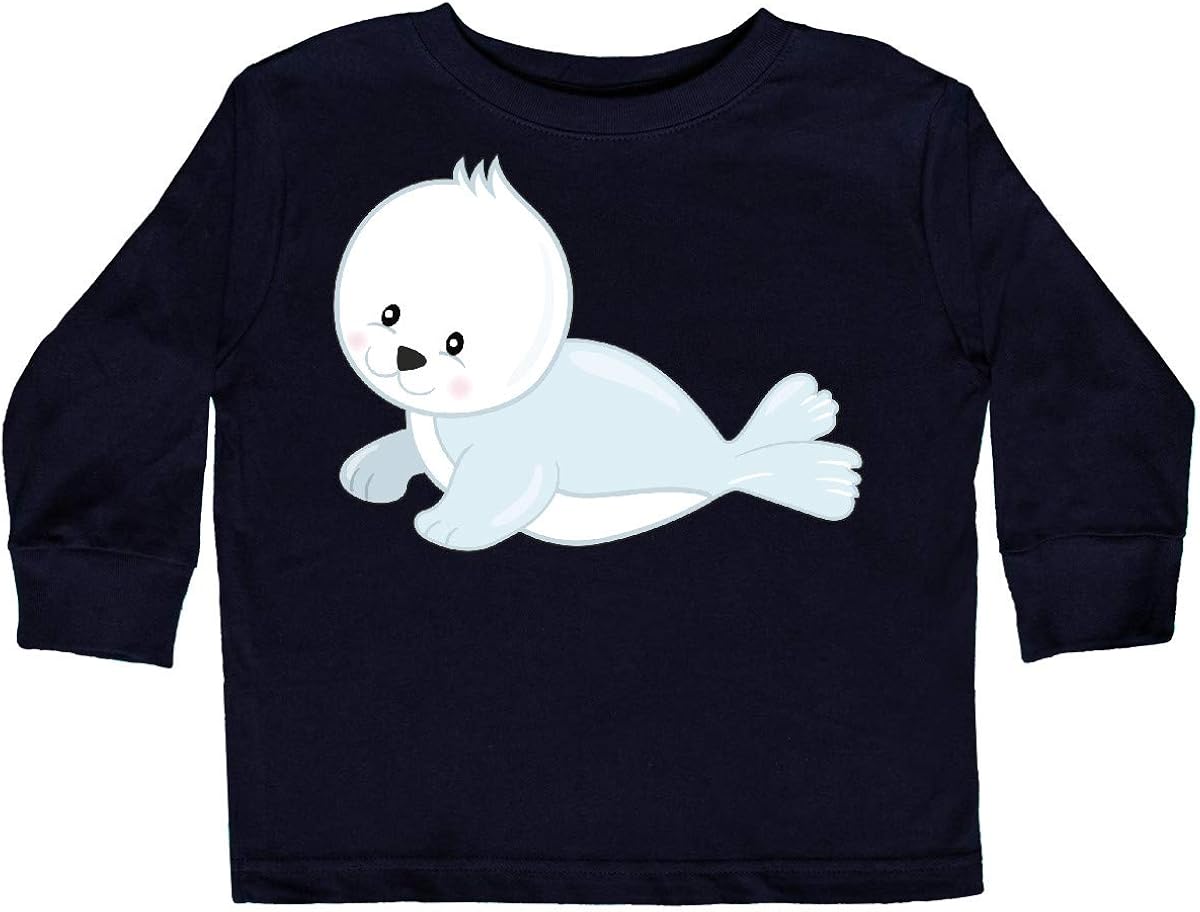 inktastic Baby Seal Toddler Long Sleeve TShirt Clothing