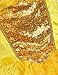 Romy's Collection Girls Deluxe Yellow Belle Dress up Gown Costume w/Accessories (5-6)