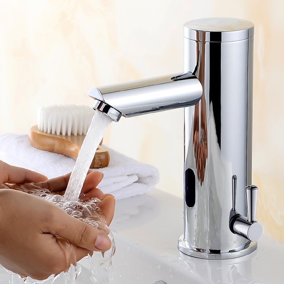 Automatic Sensor Induction Faucet Modern Basin Sink Touchless Tap For