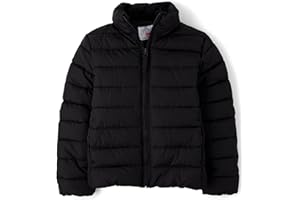 The Children's Place Girls' Medium Weight Wind-Resistant, Water-Resistant Puffer Jacket