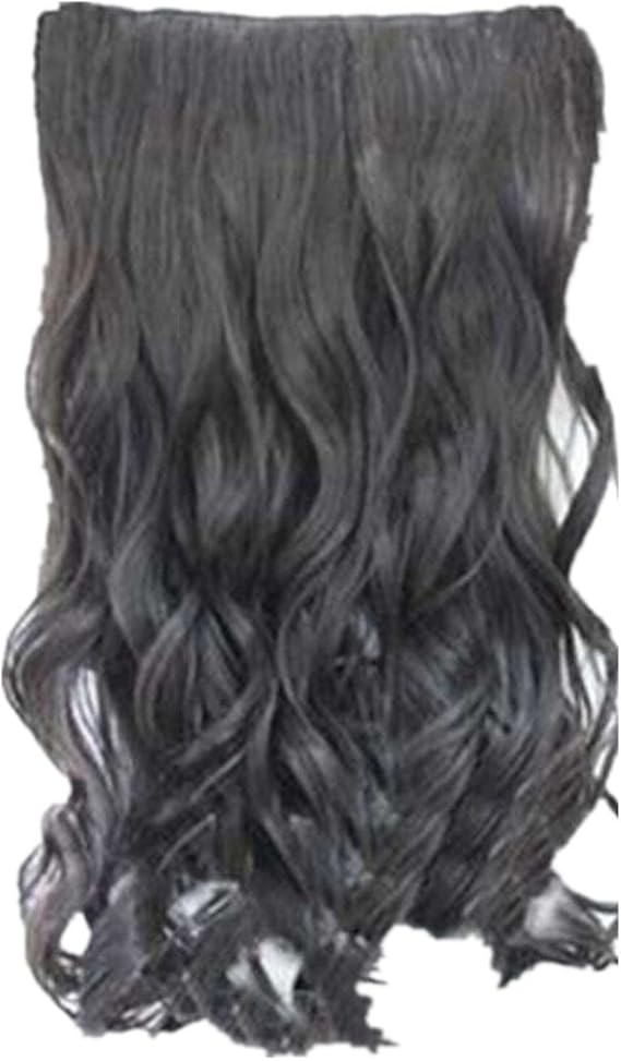 Amazon Fortan ウィッグ かつら 鬘 入れ髪 長い カール ロング 流し前髪 フルウィッグ ポニーテール 女性 ゆるふわ 欧米風 セクシー 可愛い 清楚系 小顔効果 耐熱ファイバー 舞台 パーティー デート 出会い ブラック ハーフウィッグ 通販