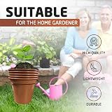 ACCURATE Garden Pot Set of 5 5 Inch Terracotta Plastic Planters view 4