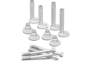 QNHEAY Lower Control Arm Cam Bolts Kit Fit for Toyota Tundra Sequoia 2000-2007, Front Alignment Camber Toe Adjustment Bolts Replace 4840934030 4840934020, 4 Pack for Two Side