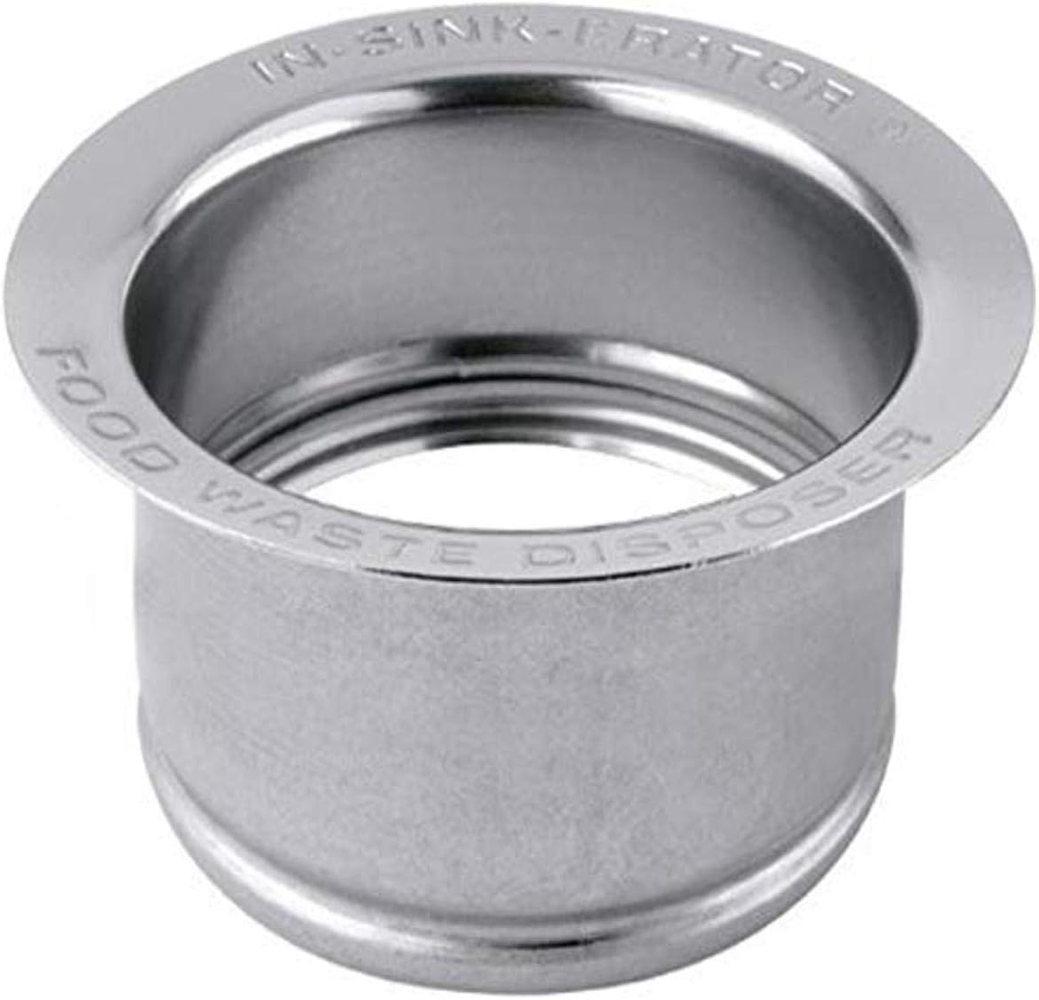 InSinkErator Extended Sink Flange, Polished Stainless Steel, 3.5 Inch