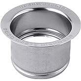 InSinkErator Deep Sink 3.5 Extended Sink Flange, Polished Stainless Steel, FLG-SSLG