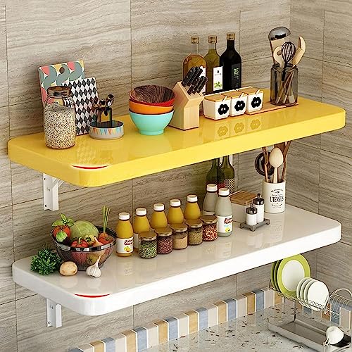 CALMR Premium Wall Mounted Fold Down Desk Utility Wall Mounted Folding