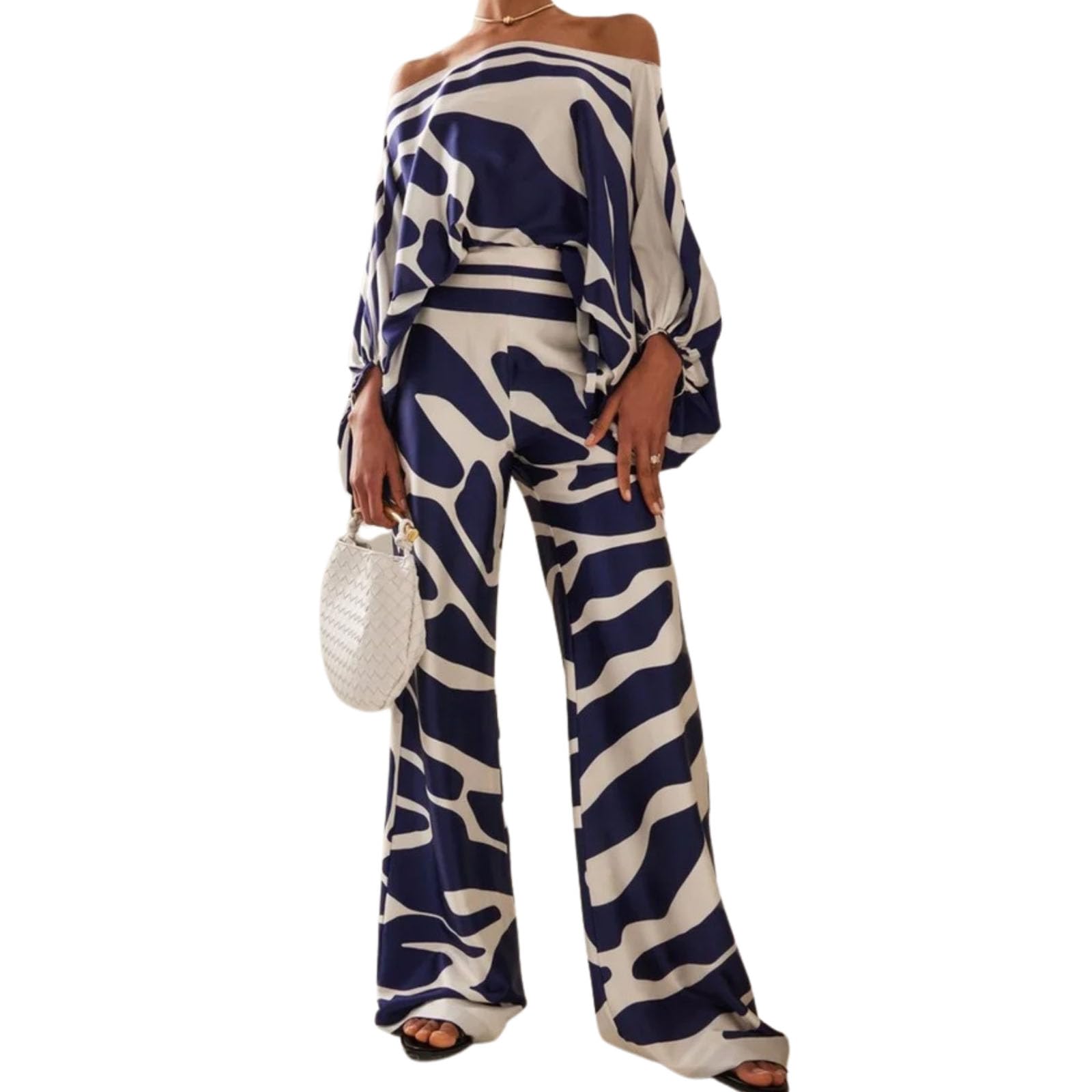 REASERAL Women’s PU Leather Outfit Set – Long Sleeve Jacket & Cargo Pants, 6 Pockets, Edgy Two-Piece